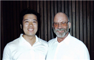 Karl with Australian Conductor Alan Foster